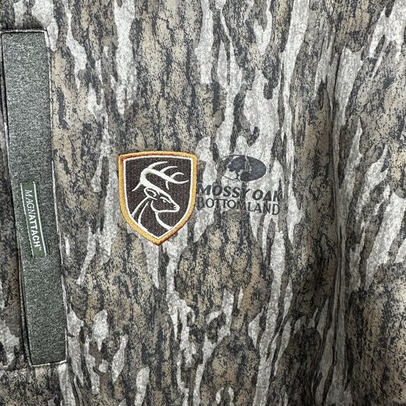 Drake Non-Typical Silencer Full Zip Jacket Mossy Oak Bottomland Mens Size 3XL - Picture 8 of 14